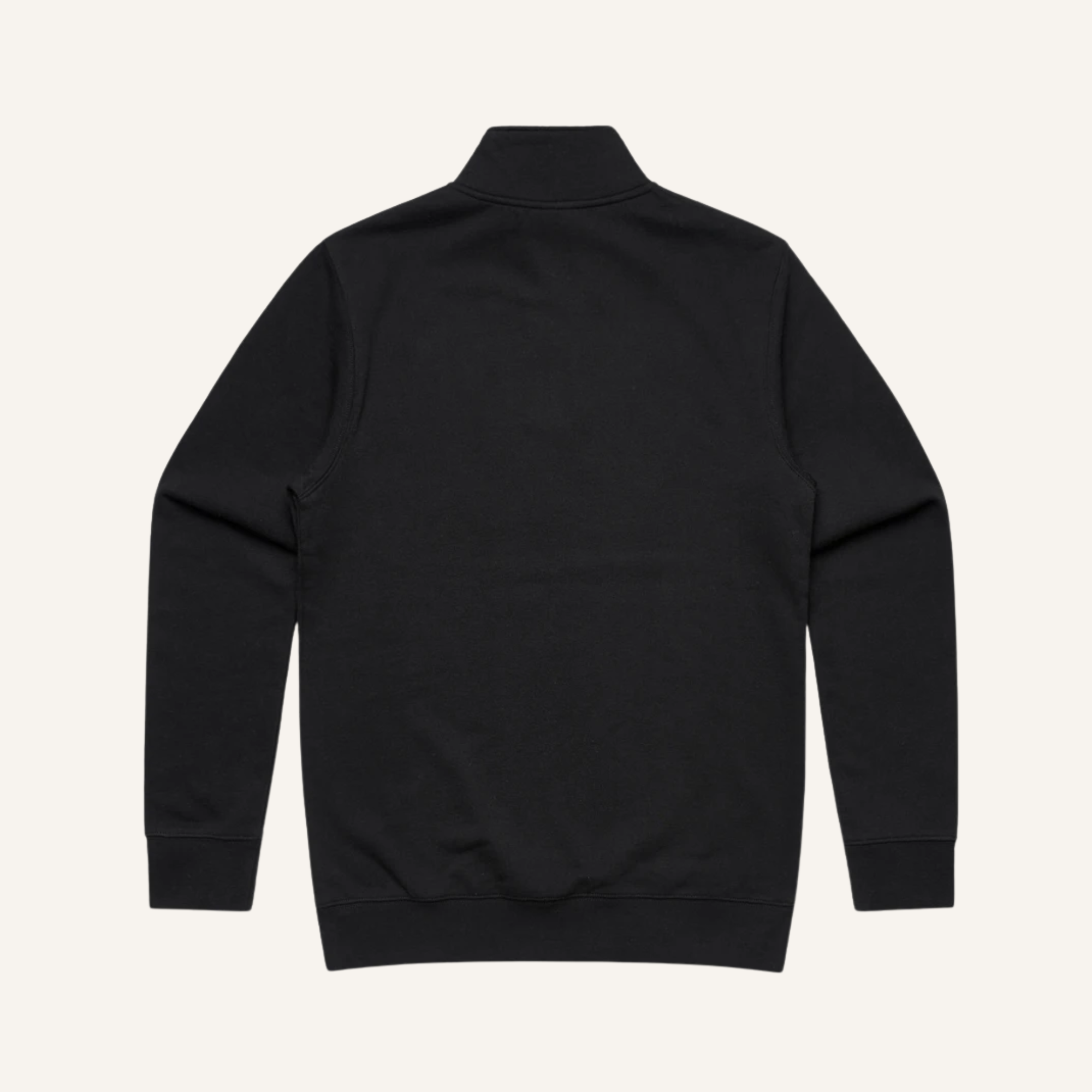 Half Zip Crew Neck Jumper Back.png
