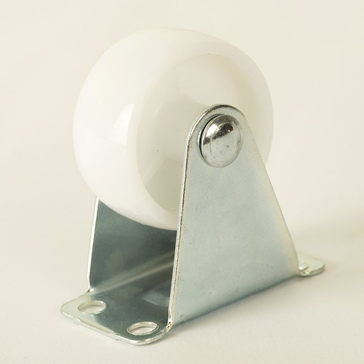 RODACHINA BLANCA FIJA Y GIRATORIA
 1",  1.5",  2"