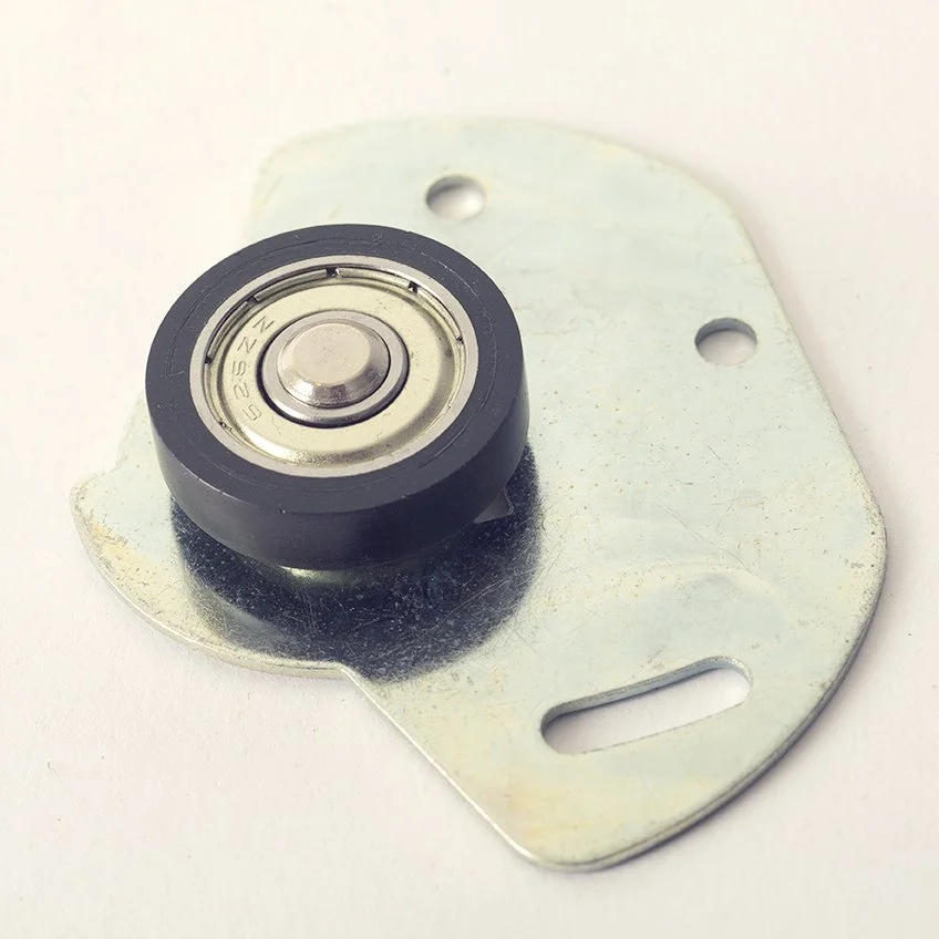 SISTEMA DE PUERTA CORREDIZA D25, CAPACIDA 80KG, PUERTA DESDE 27MM, DOS PUERTAS
