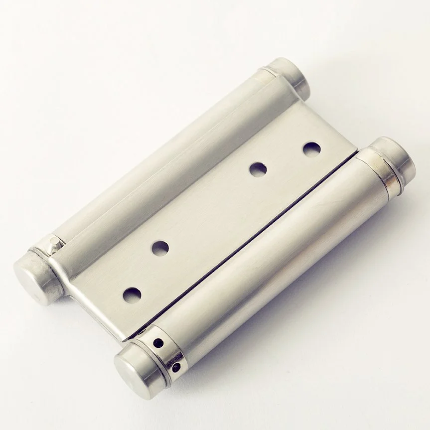 BISAGRA DOBLE ACCION ACERO INOXIDABLE 4"X3"X2MM