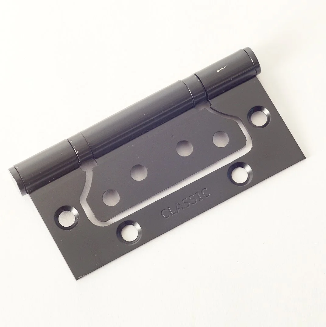 BISAGRA ACERO INOXIDABLE CON BALINERAS 4" x 3" x 2mm OMEGA  NEGRA
