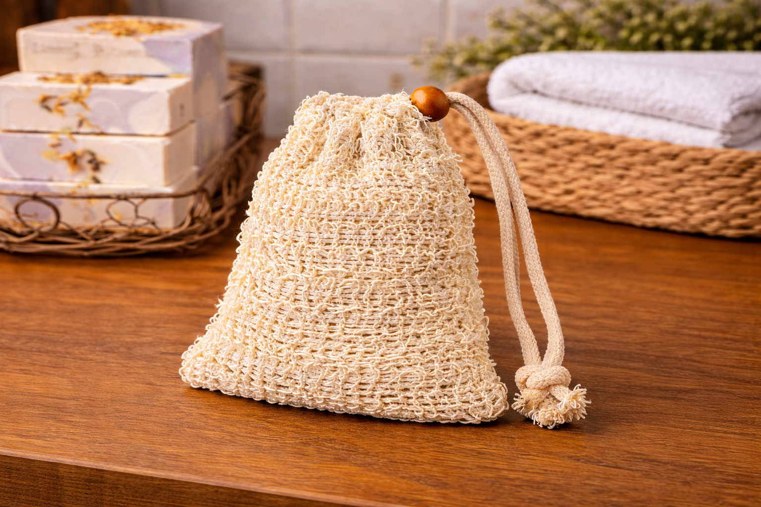 Exfoliating Soap Bag