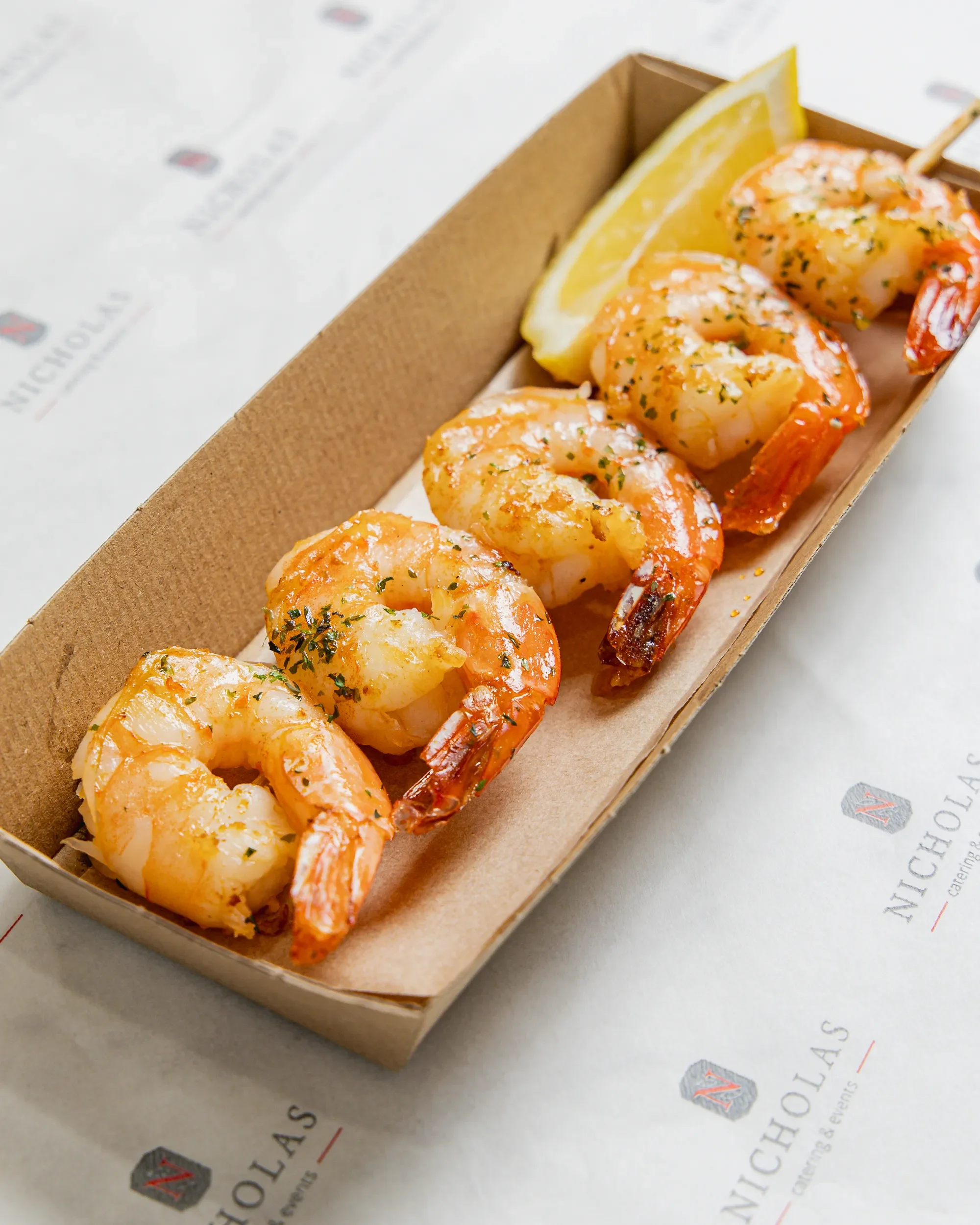 Garlic Prawn Skewer 
蒜蓉虾串