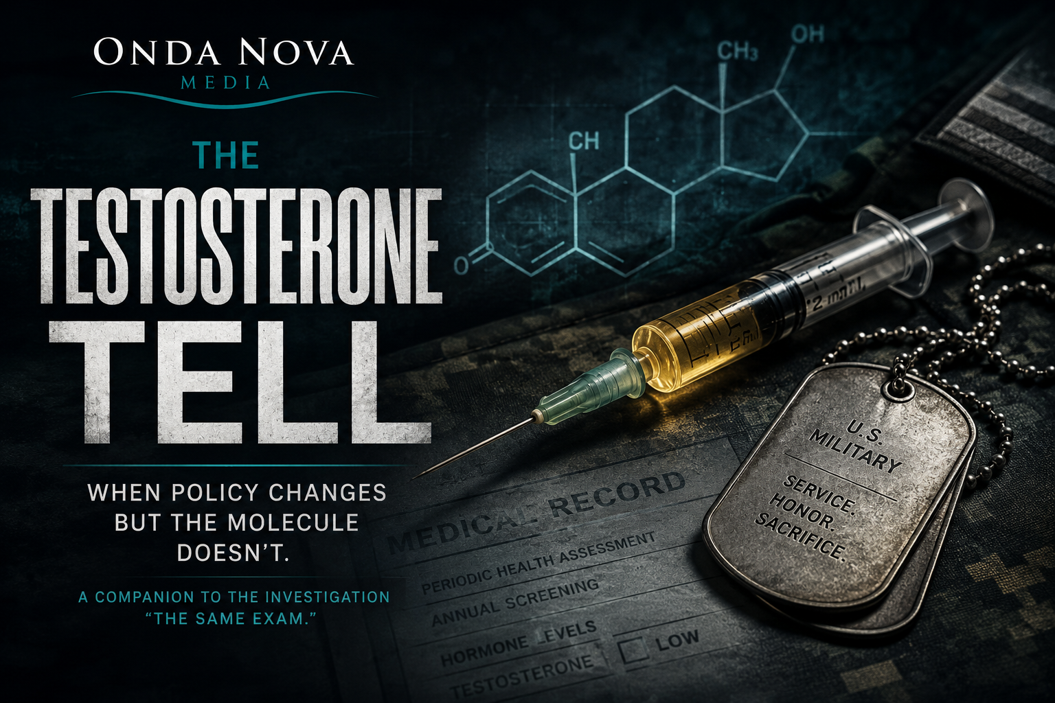 The Testosterone Tell&nbsp;                                                 A companion to the investigation "The Same Exam." The reporting establishes the record; this is what I think it means.&nbsp;