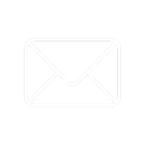 Icon of a white envelope on a black background.