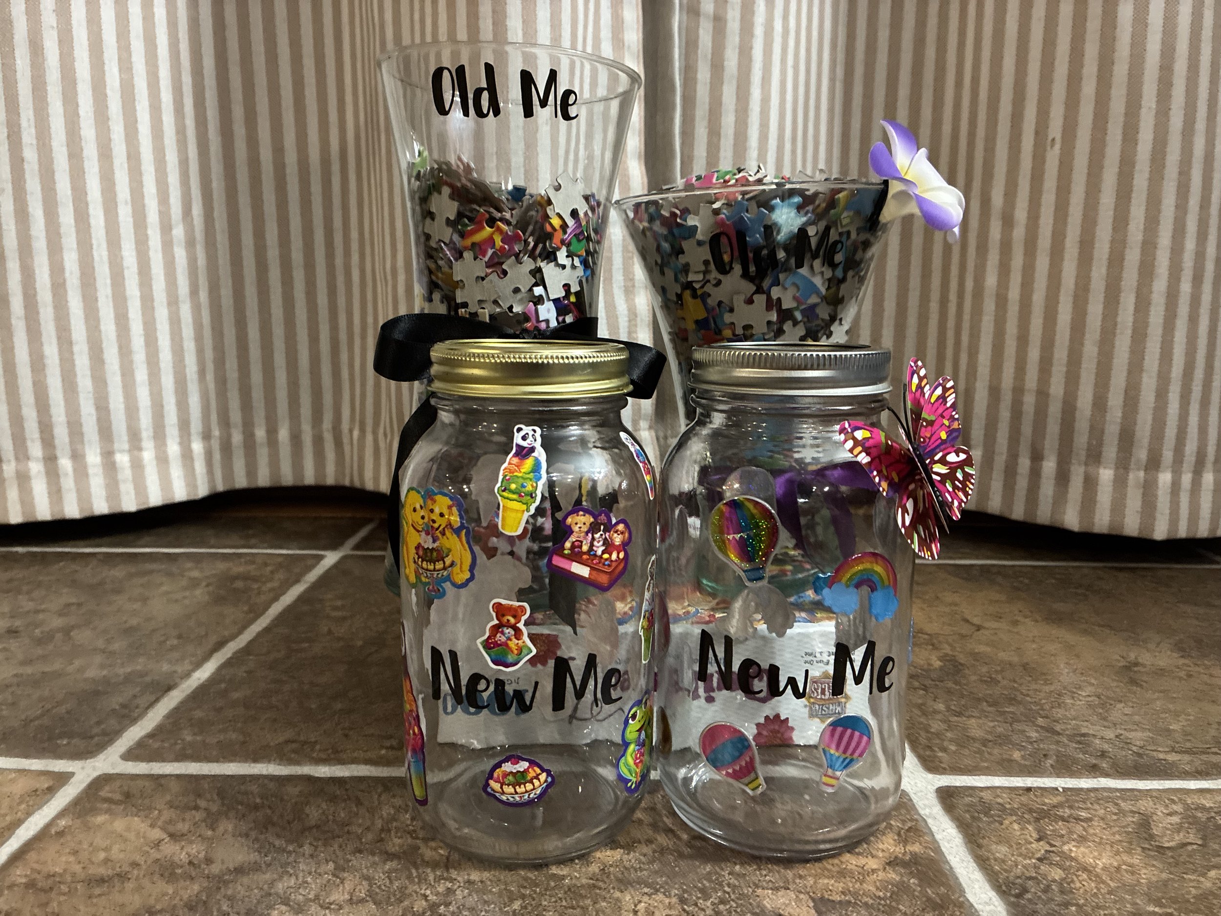 New You Battle Jar - Decluttering Game with Puzzles