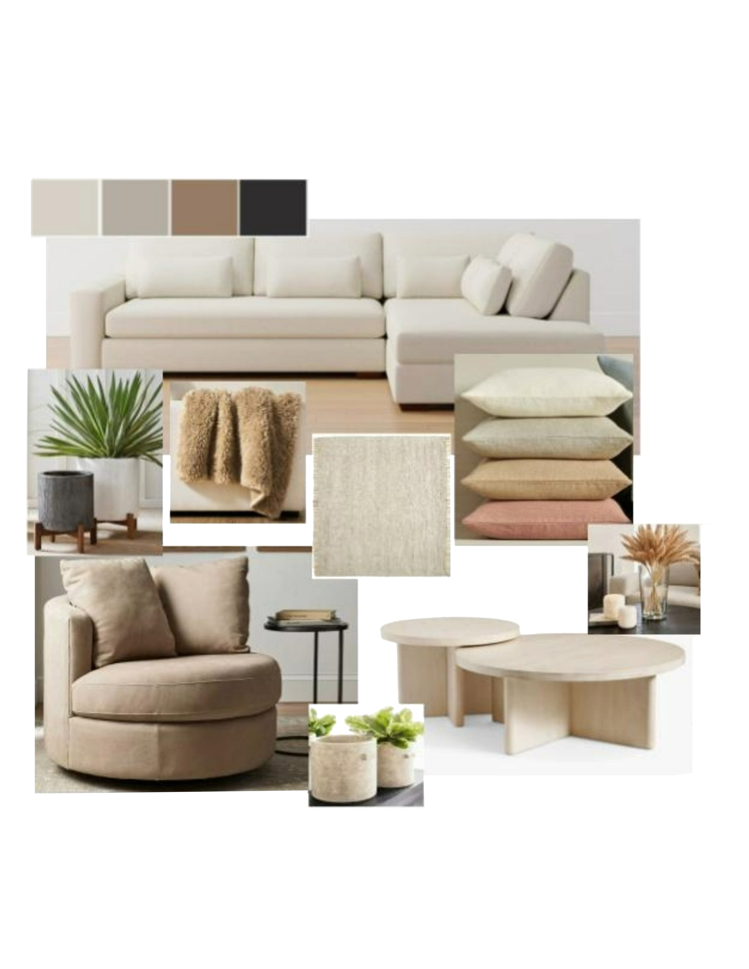 Living Room Mood board
