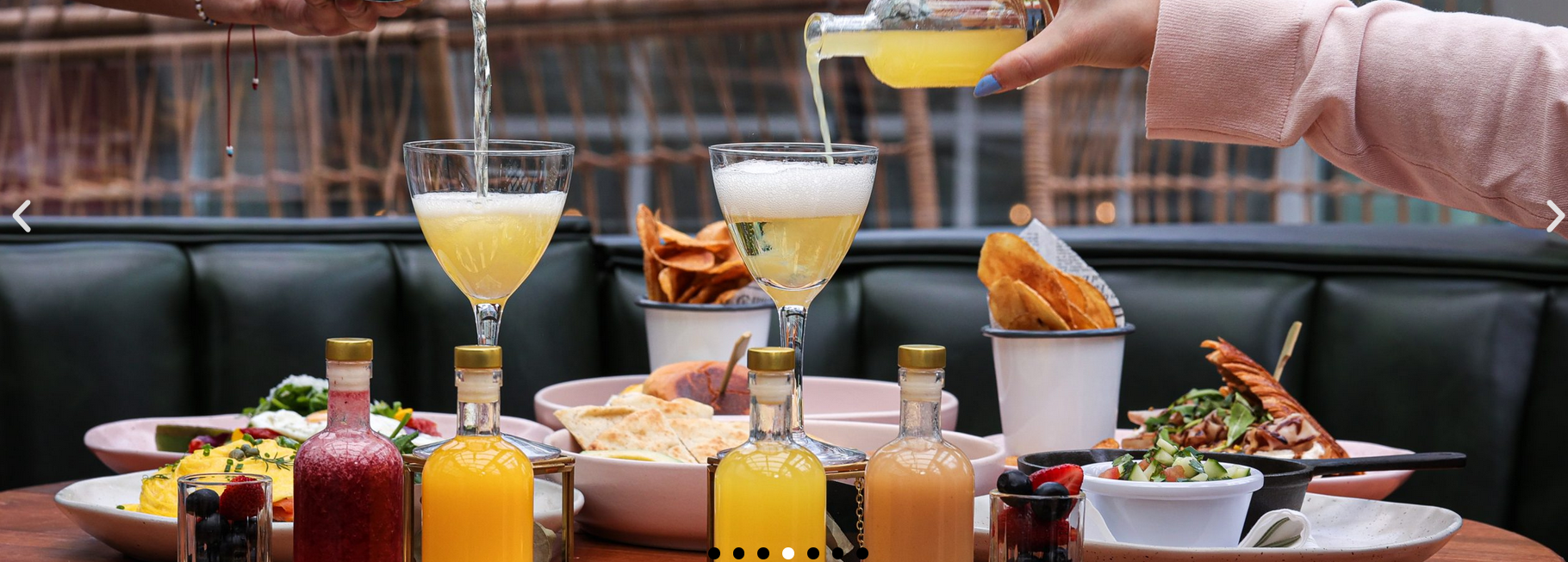 selection of drinks at kytes