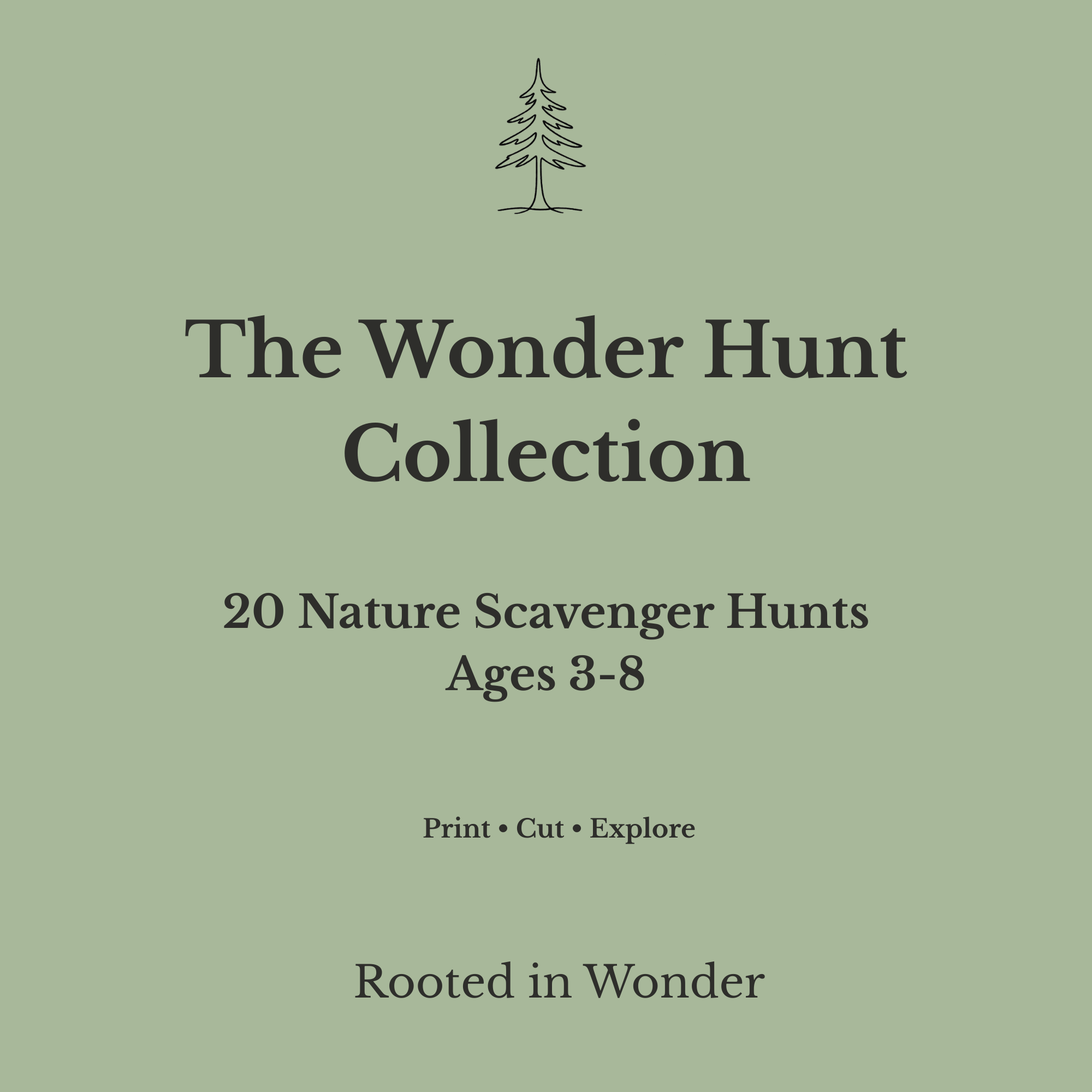 Wonder Hunt Cards: Outdoor Scavenger Hunts for Curious Kids