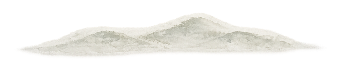 A watercolor painting of a mountainscape with peaks, created in earthy tones.