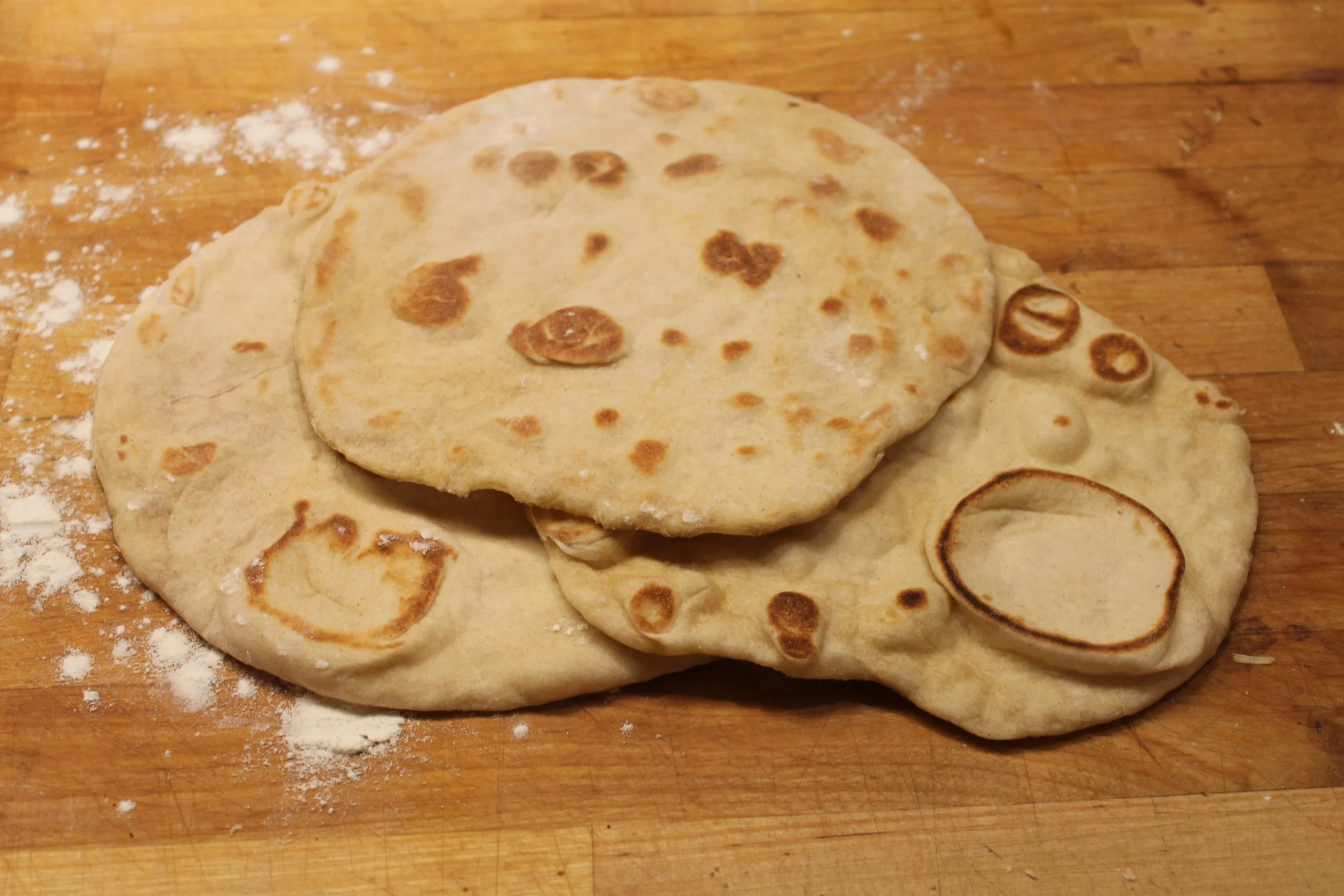Sourdough Naan Flatbread