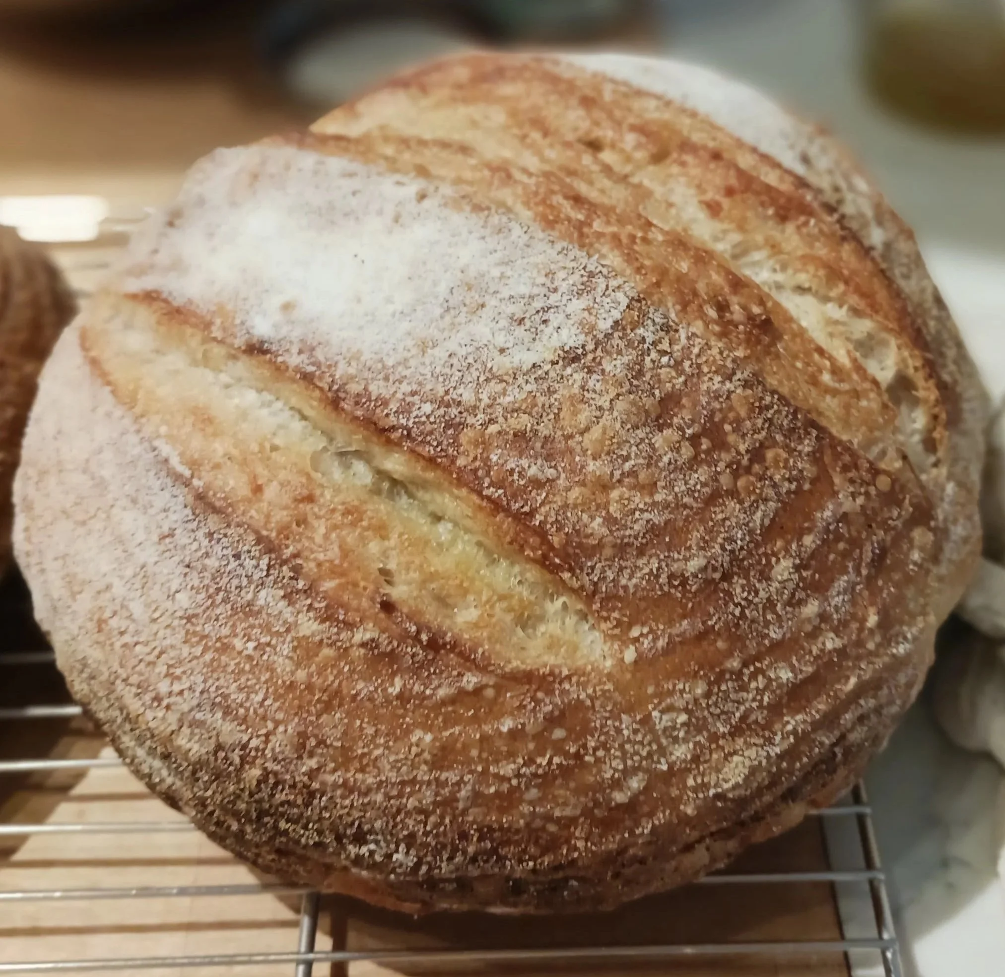 Sourdough Slashed