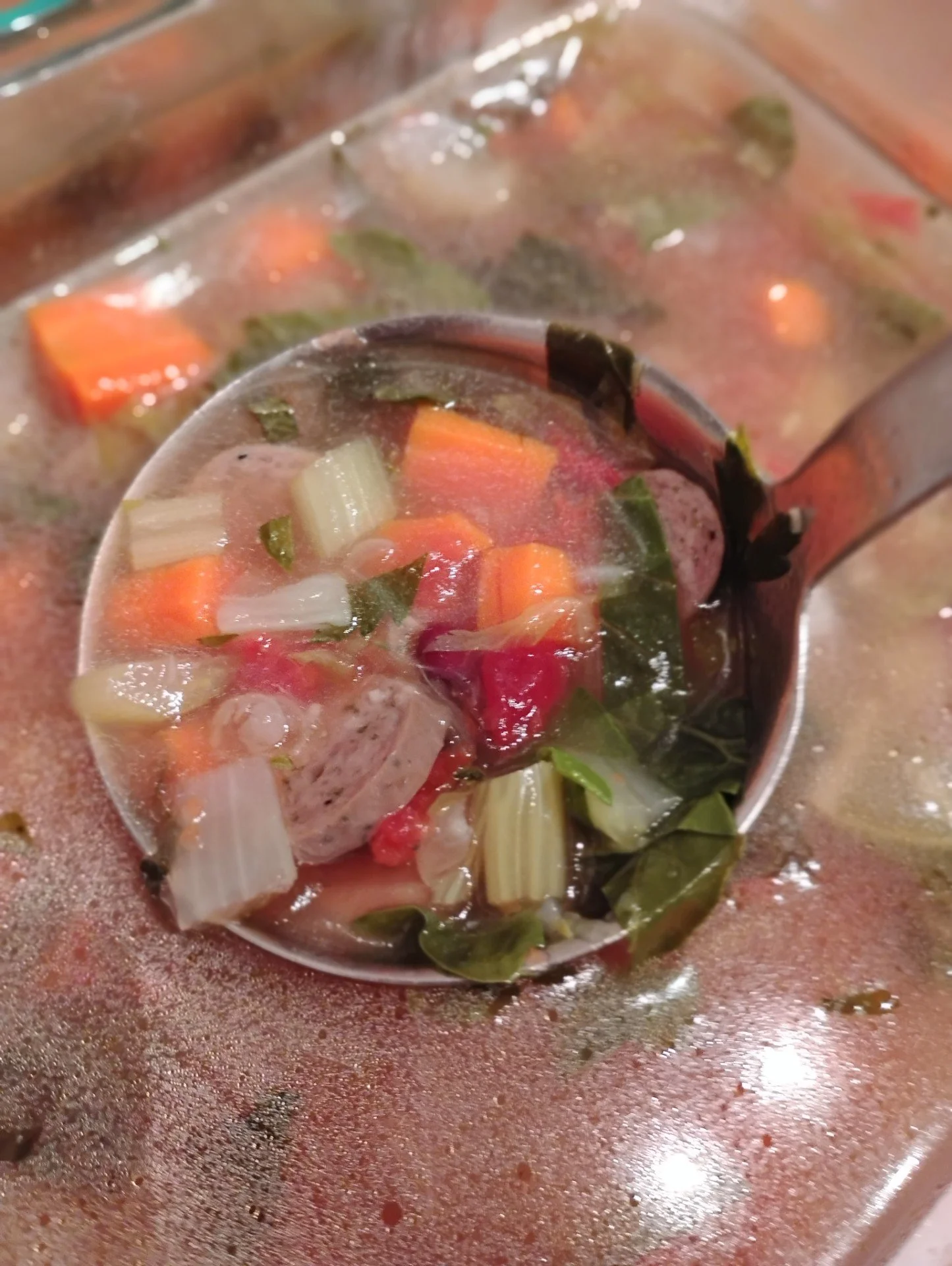 Mediterranean Sausage Soup 