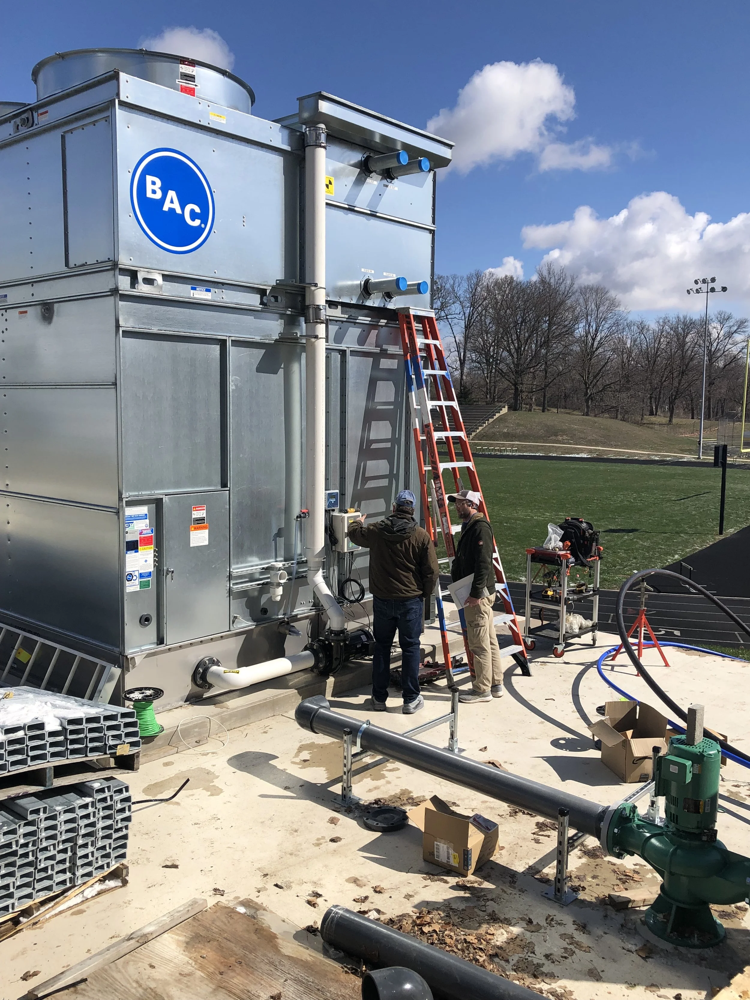 Eisenhower fluid cooler 2 equipment featured in the Scale Free Systems project portfolio