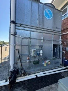 Wellsville fluid cooler equipment featured in the Scale Free Systems project portfolio
