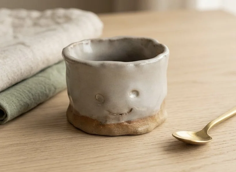 Mini Cup - Cream - $15