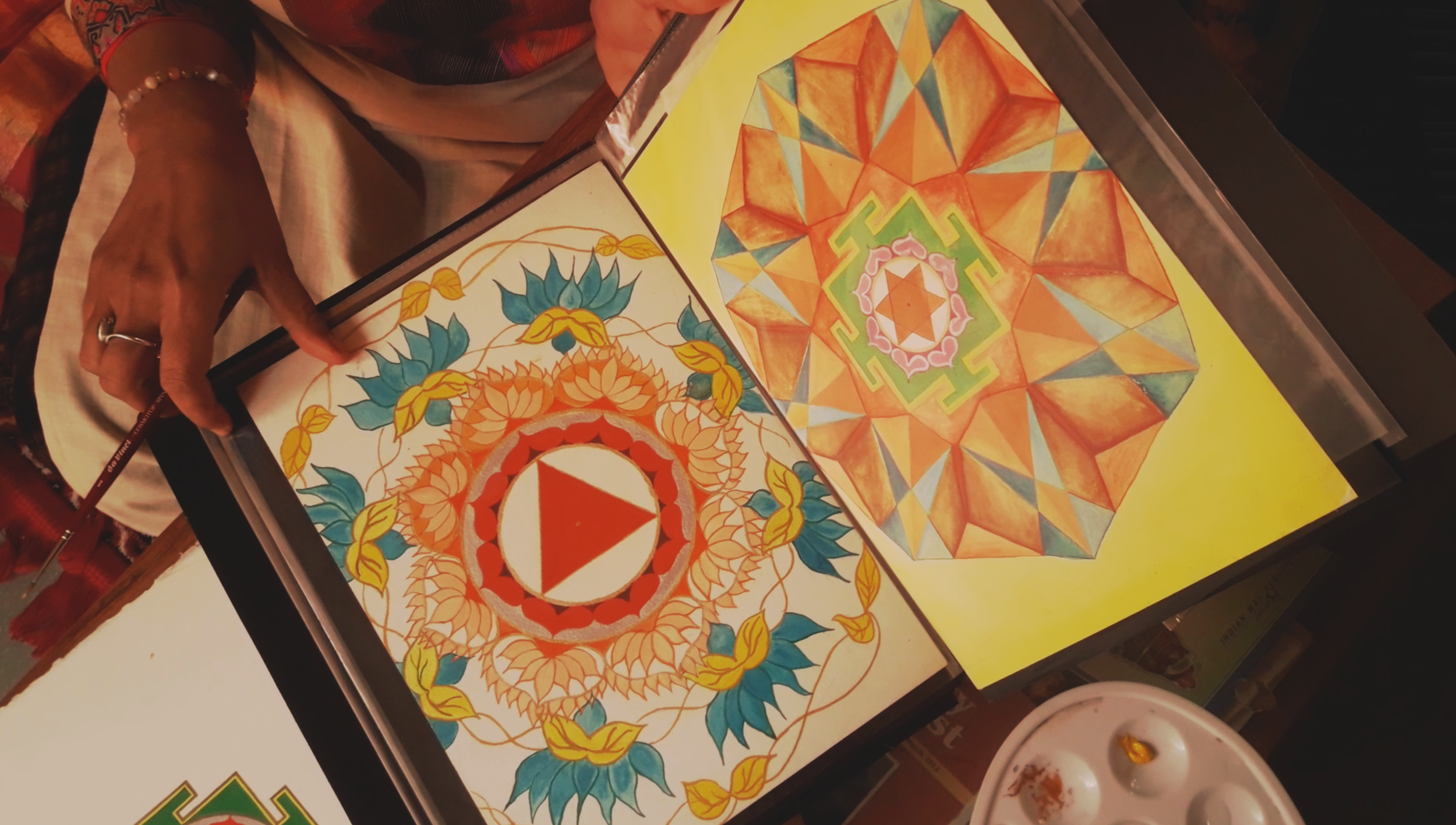 Two Week Yantra Painting &amp; Hatha Yoga Residential Course 