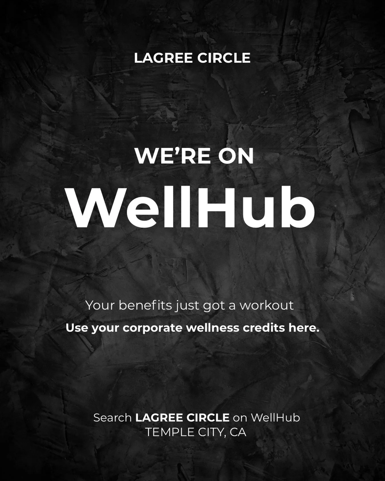 WellHub reached out to us, and it&rsquo;s because of you. 🖤 

Shoutout to everyone who referred Lagree Circle&mdash; your voices literally made this happen. We&rsquo;re now officially on WellHub, which means you can search us in the app and use your