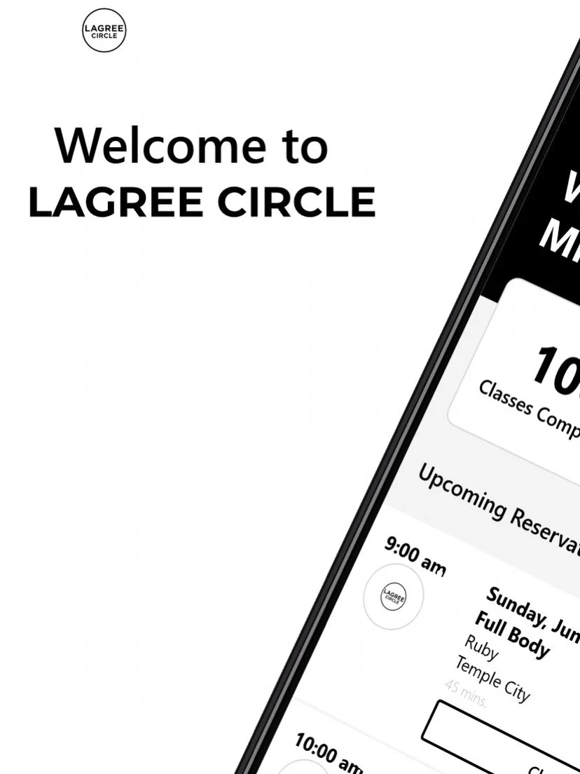 The LAGREE CIRCLE app is officially LIVE. 📲 

Download it on the App Store and Google Play&mdash; book your classes, manage your account, and stay locked in with everything happening at the studio. We built this for you. Go get it. 

🔗 Link in bio.