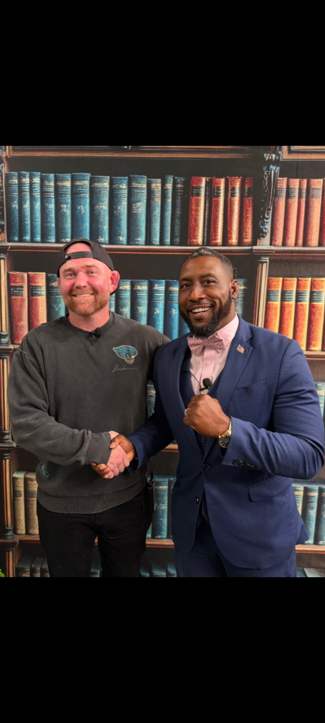 A picture of Daniel Paul Gray after a podcast interview