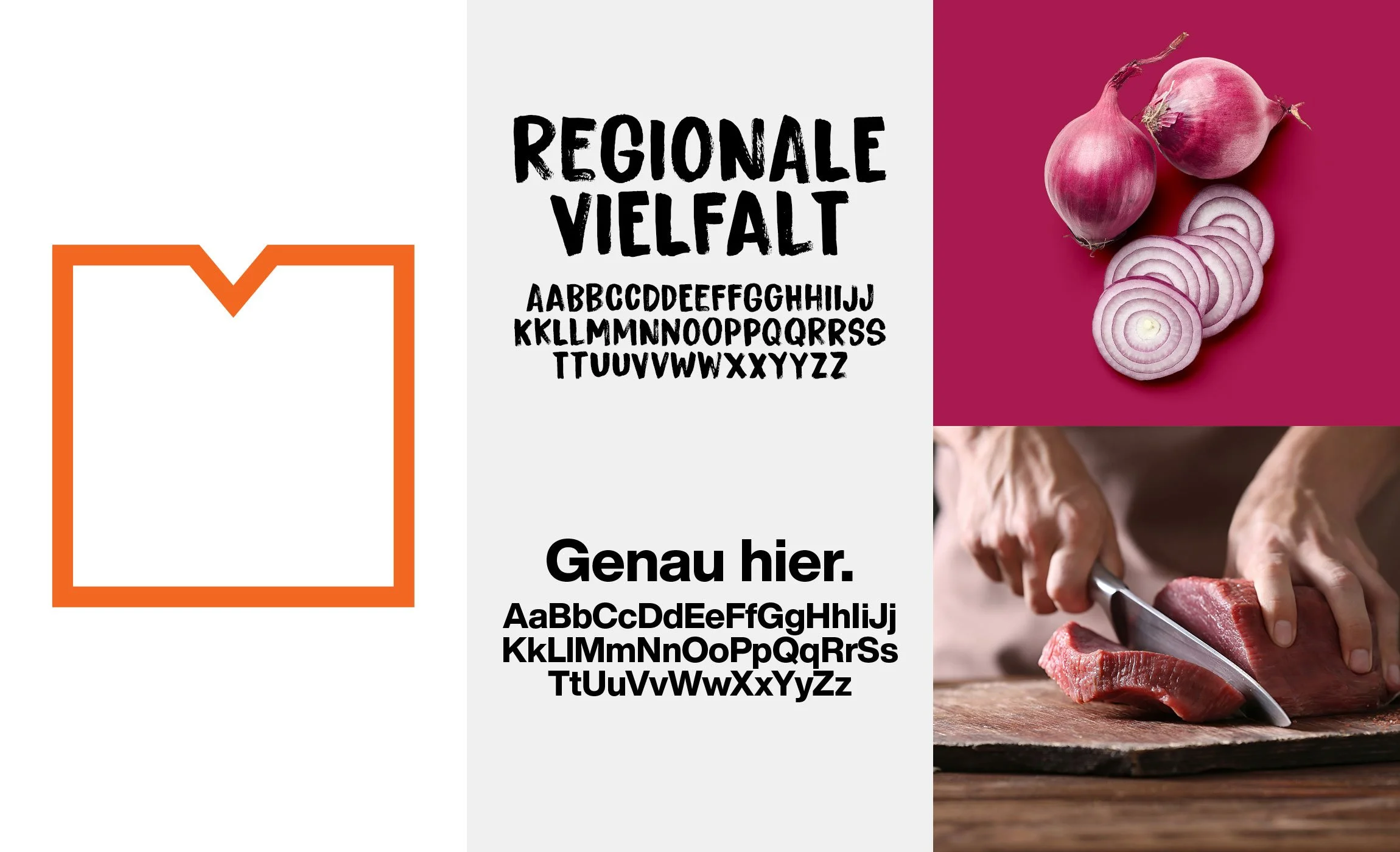 Migros Storytelling - Creating Stages - Identity Elemente: Schrift, Marke, Rahmen, Stage, Bildstile