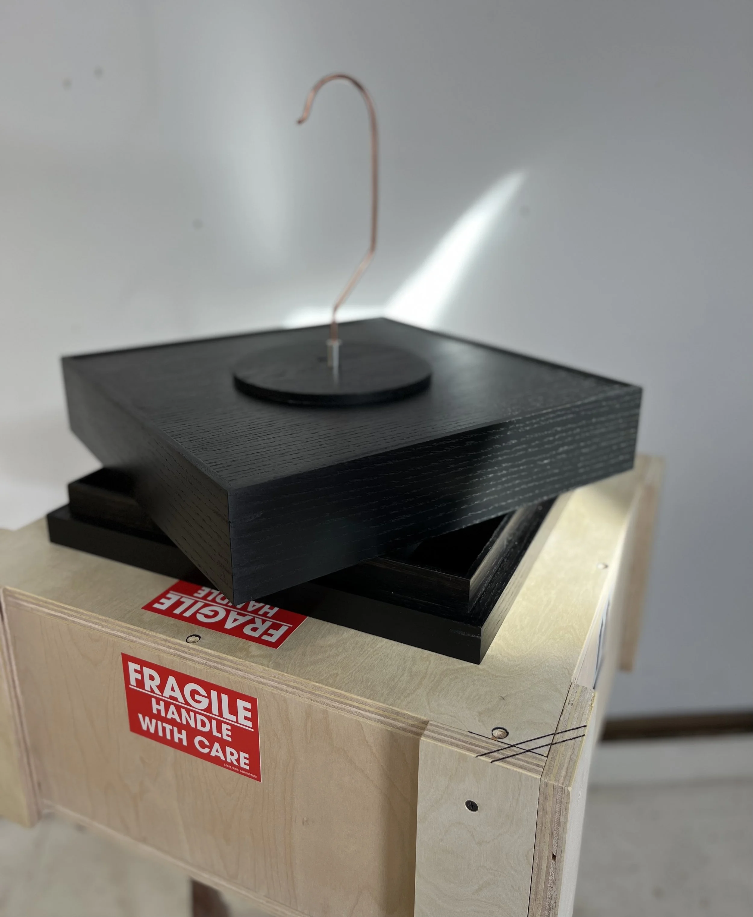 Base for sculpture by Lynn Hershman Leeson