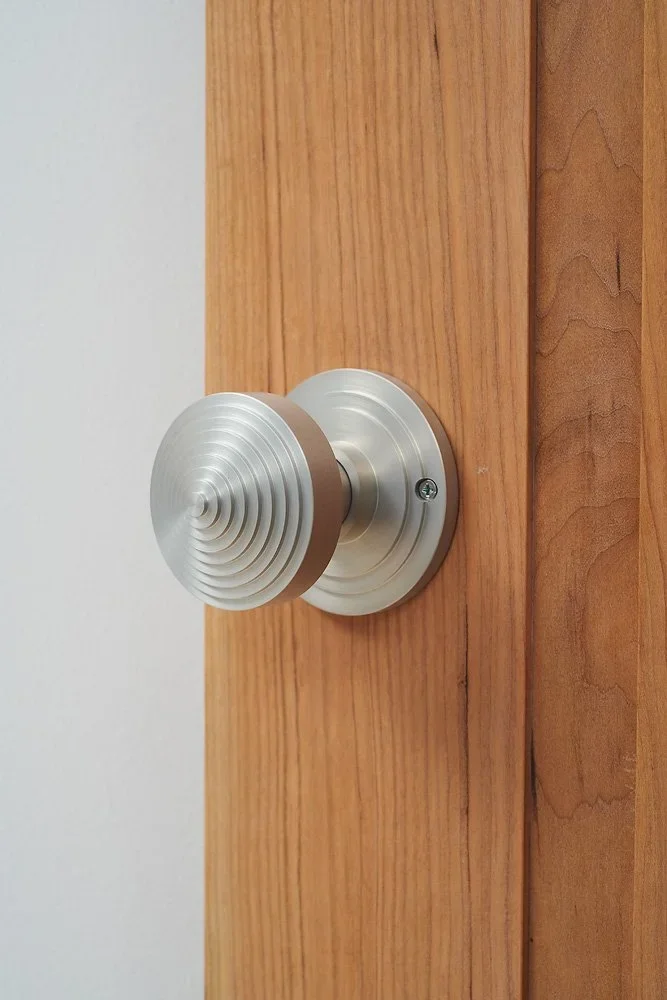 Custom door designed by Julian Hoeber for Jessica Silverman Gallery