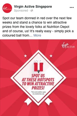 Facebook Ad - Virgin Active