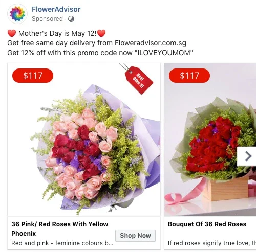 Facebook Ad - Flower Advisor