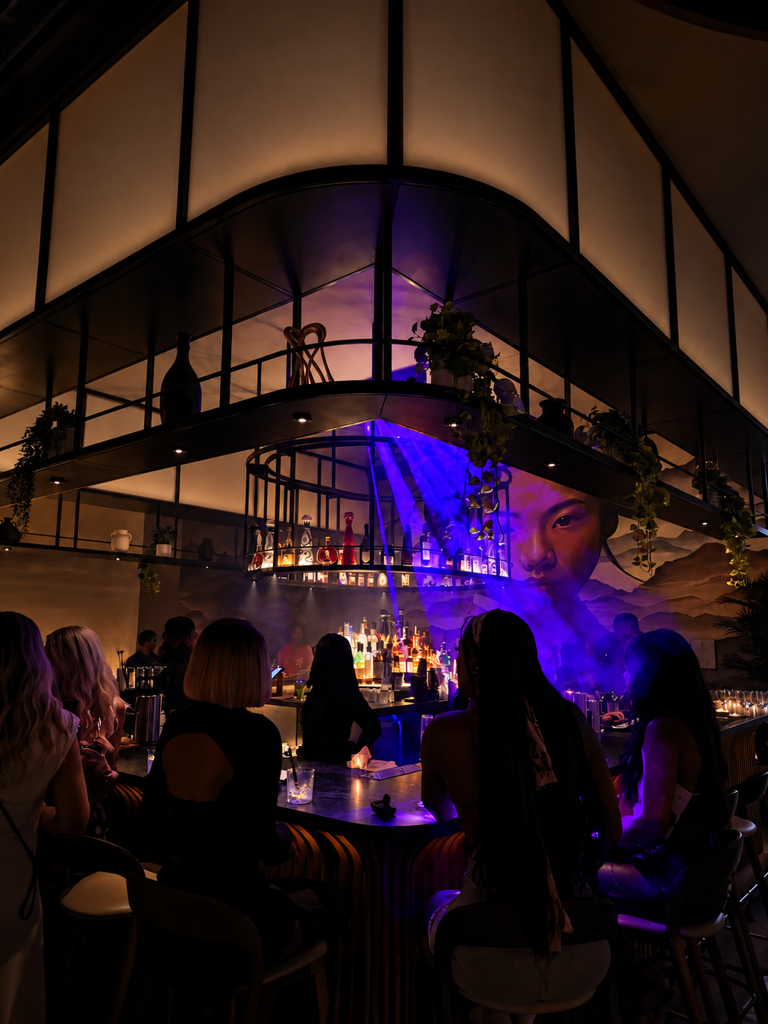 Moody Purple-Glow Modern Lounge.png