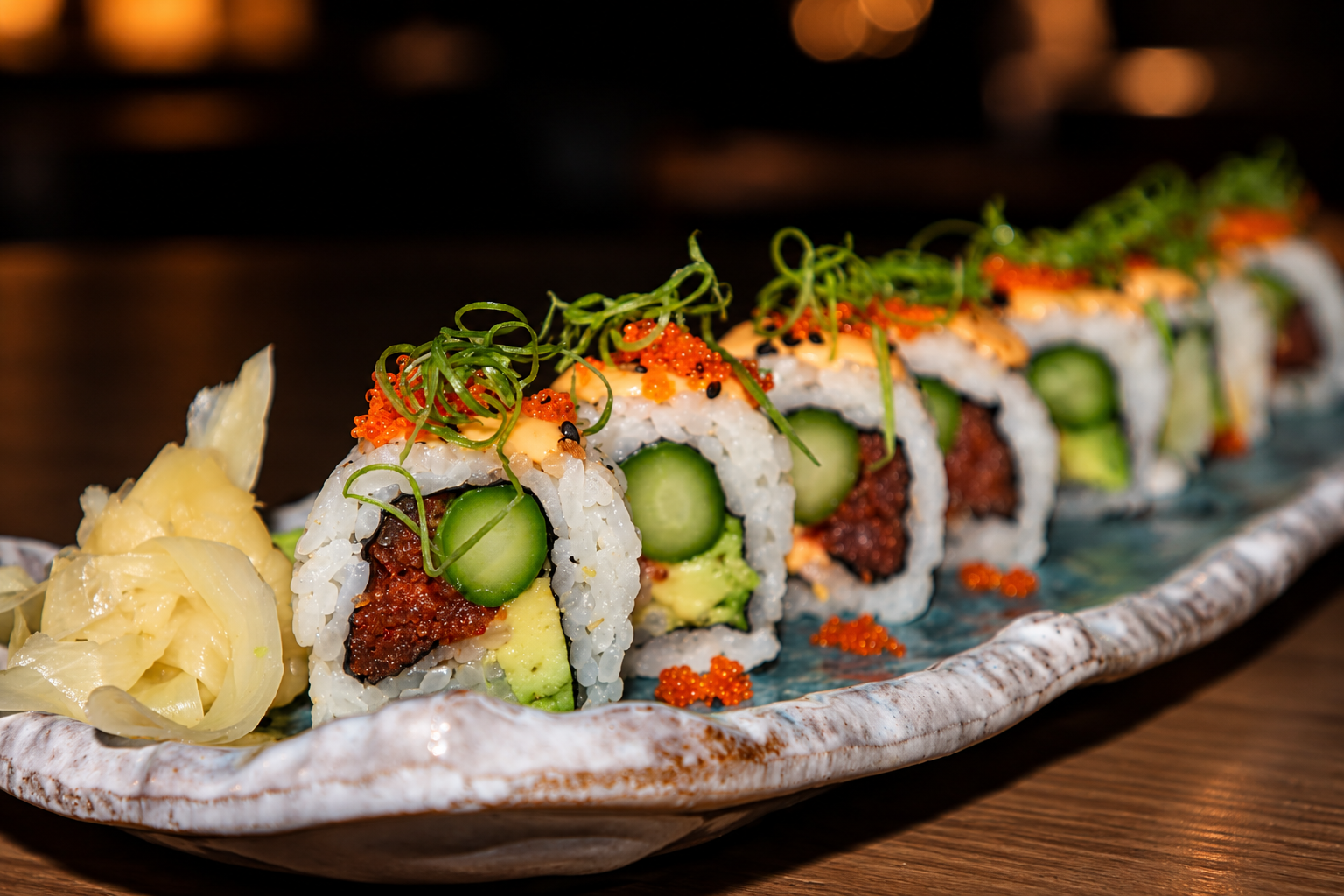 Cinematic Spicy Tuna Sushi Roll.png