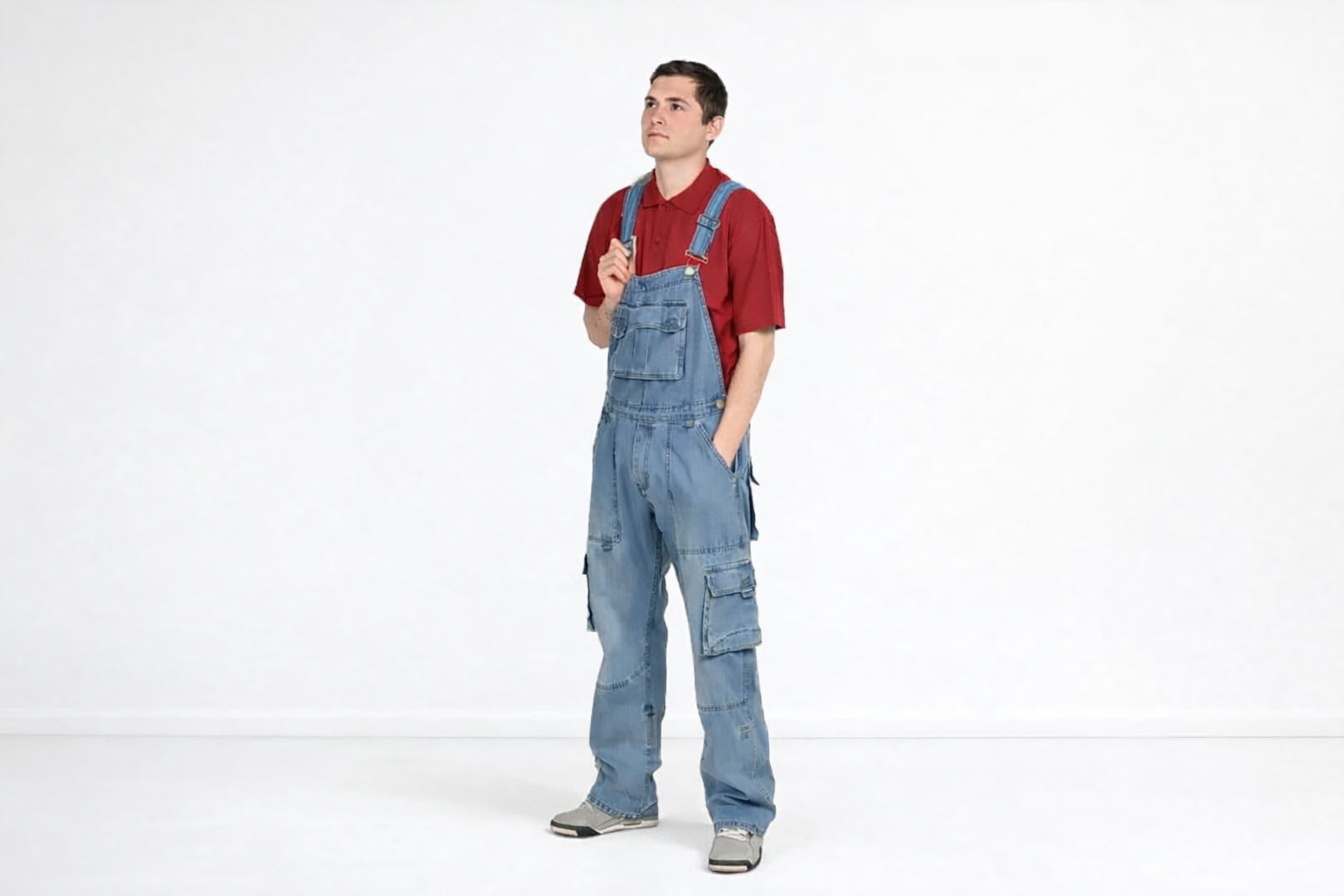 salopette cargo homme