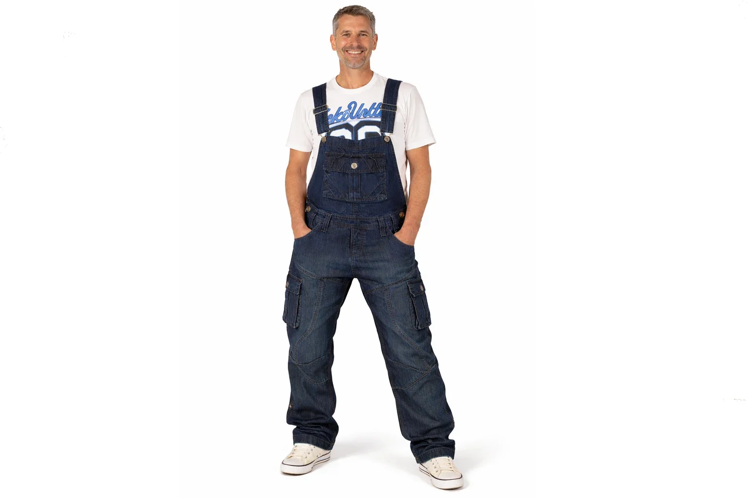 Salopette Cargo Homme en Jean