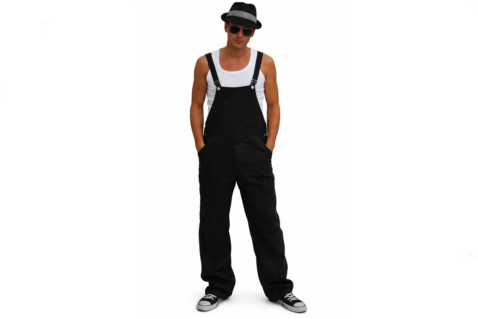 Salopette Homme en Lin Noir