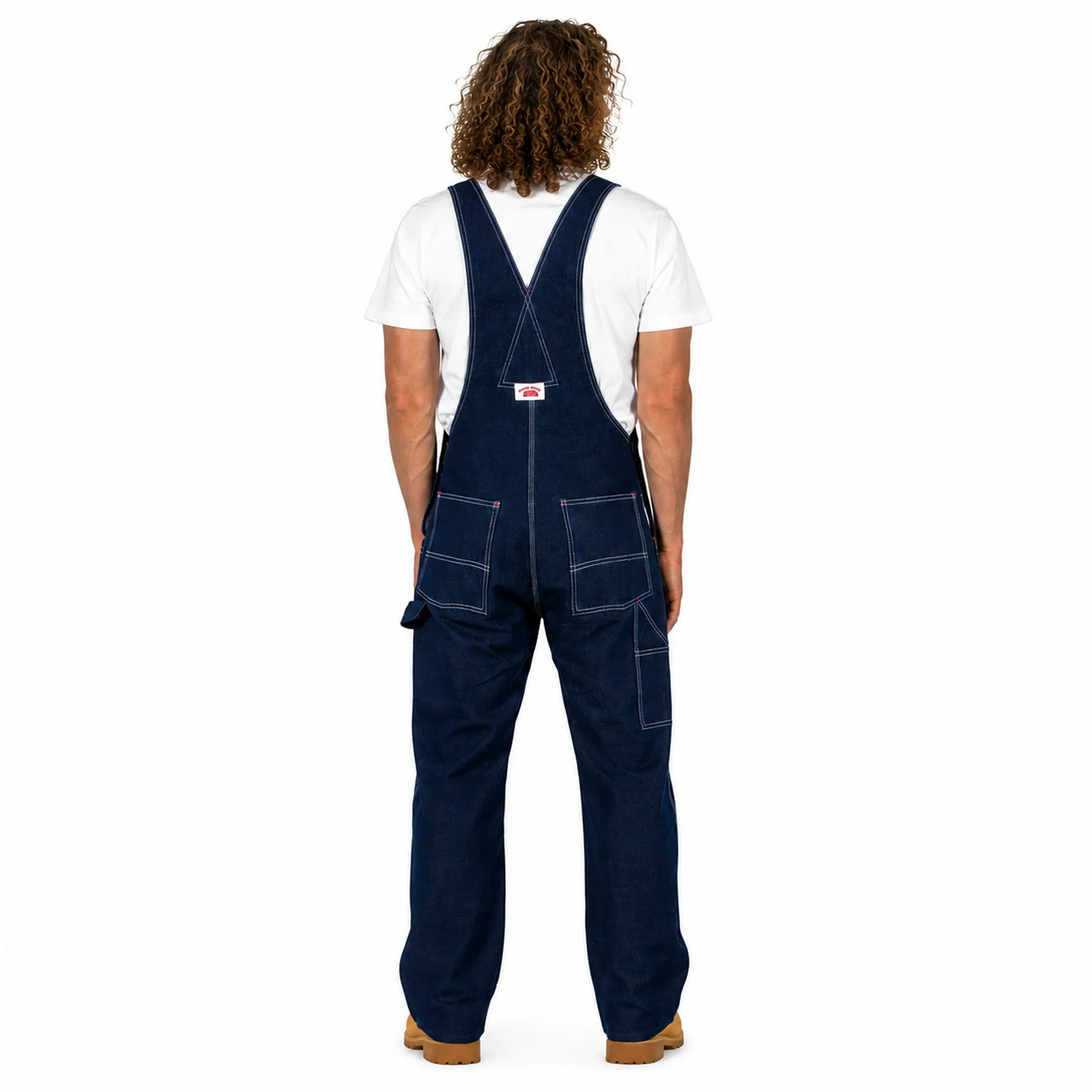 salopette homme jean denim poche centrale zip.webp