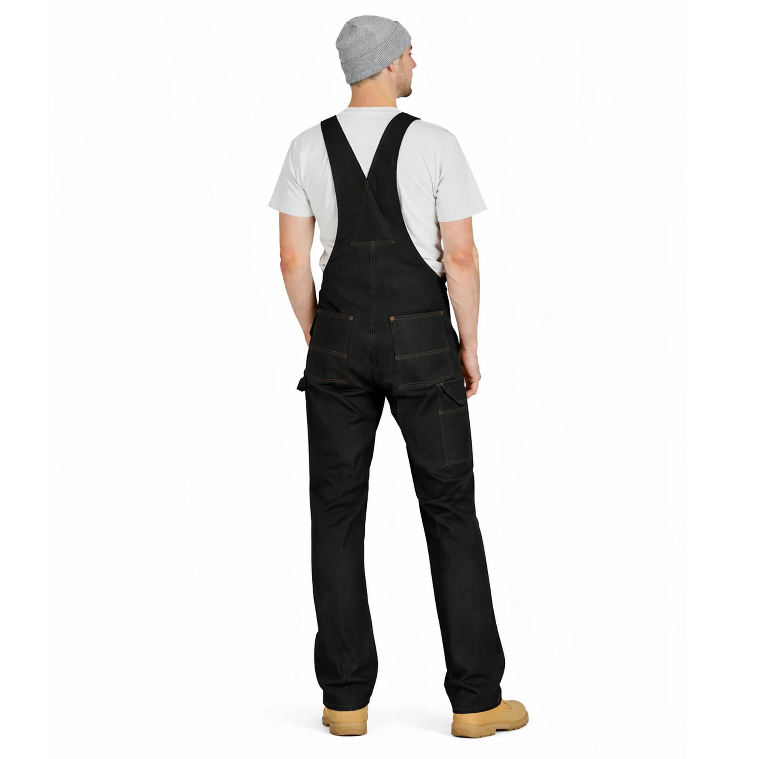 salopette denim noir grande taille de dos.jpg