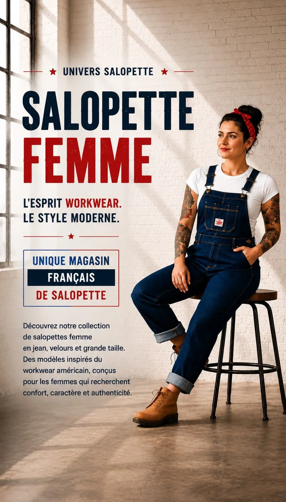 le magasin de salopette pour femme