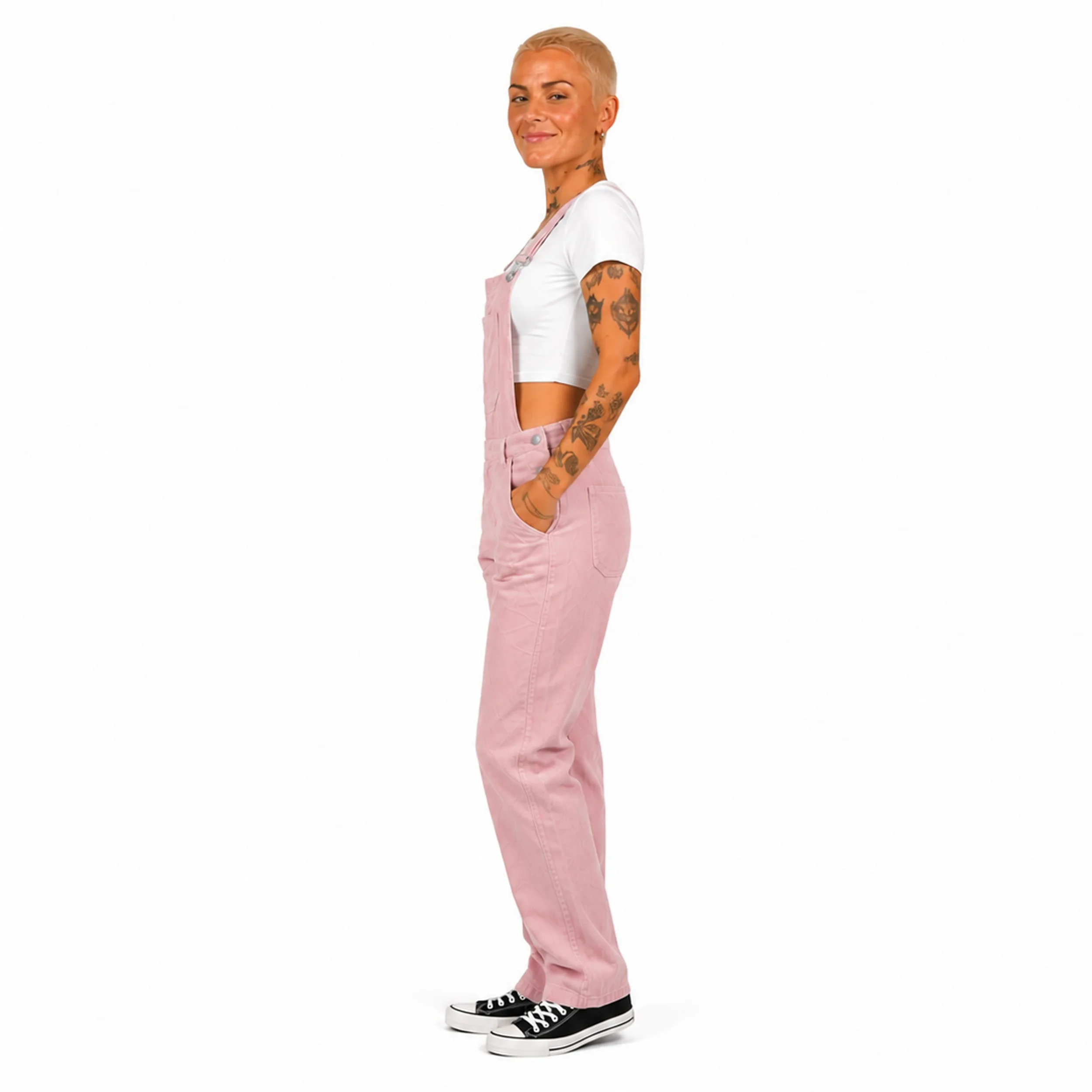 salopette femme en velours confort.webp
