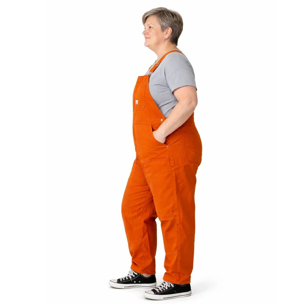 salopette super grande taille marron pour femme profil.jpg