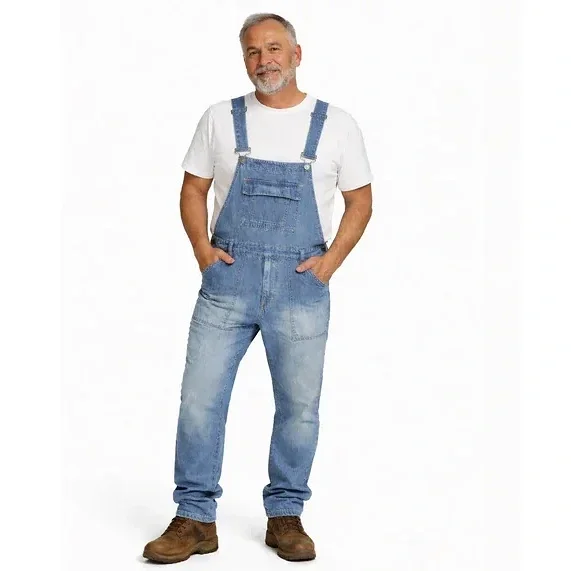 Salopette slim homme en jean | Coupe moderne et ajustée