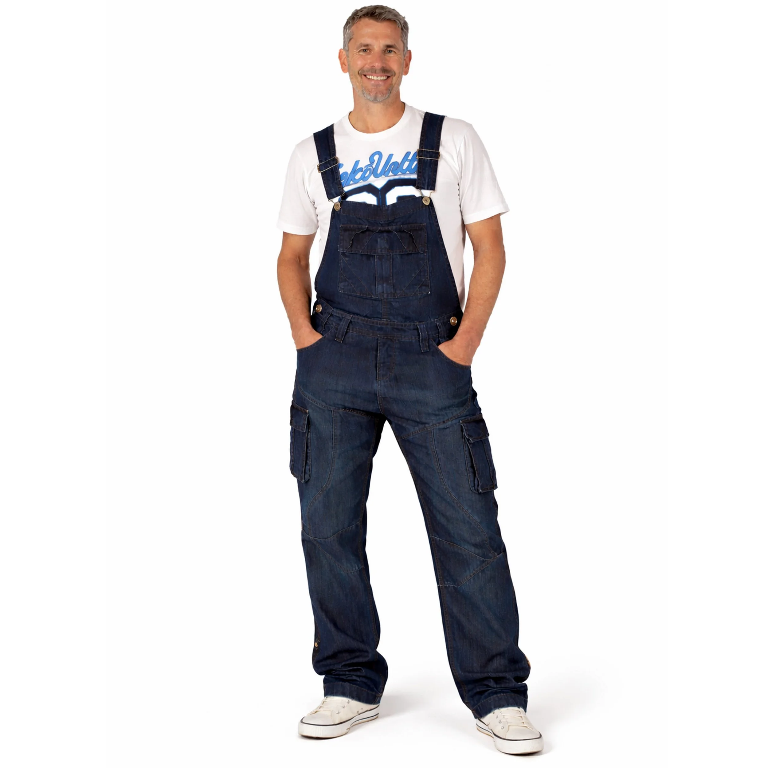 Salopette Cargo Homme en Jean