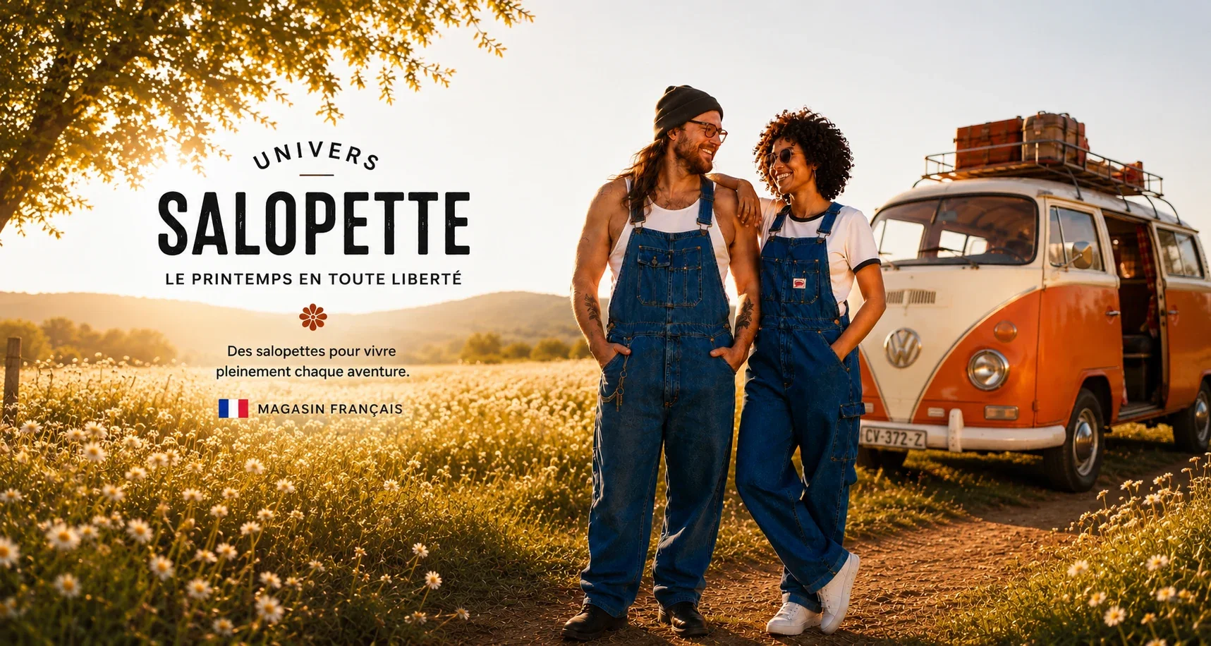 salopette homme et salopette femme