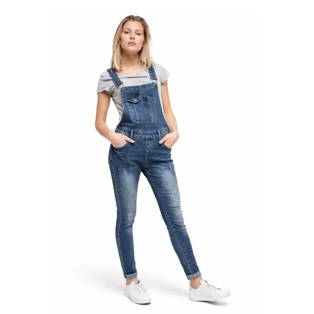 salopette coupe slim en jean clair.jpg