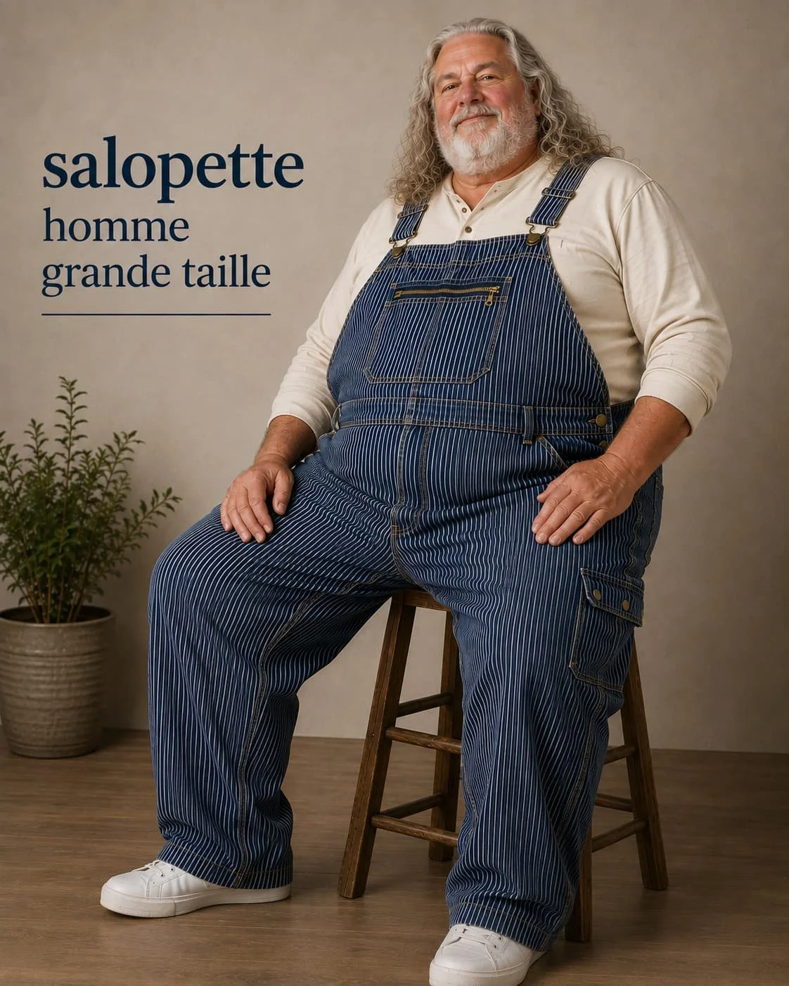 collection de salopette super grande taille pour homme