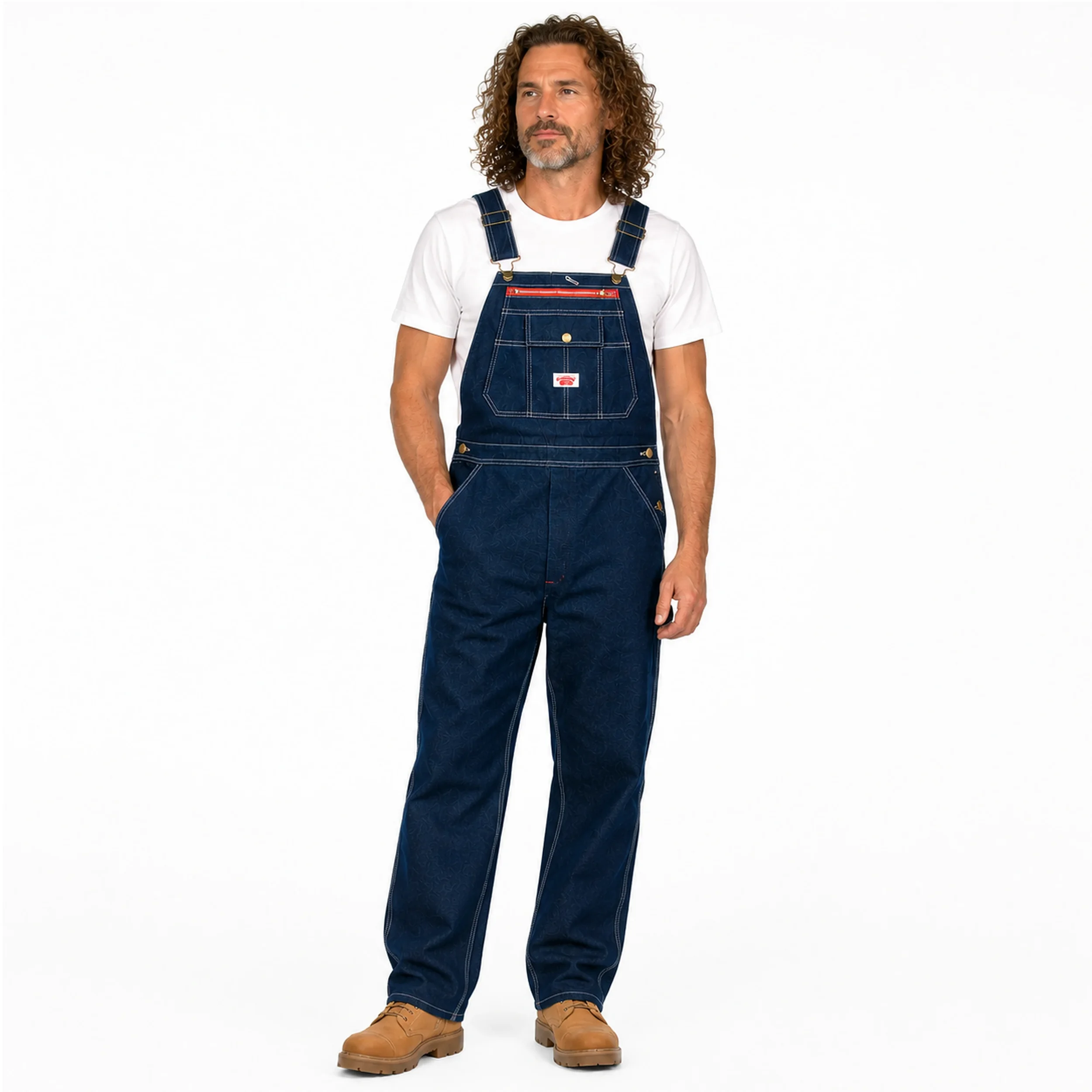 Salopette Denim Homme avec Poche Zip