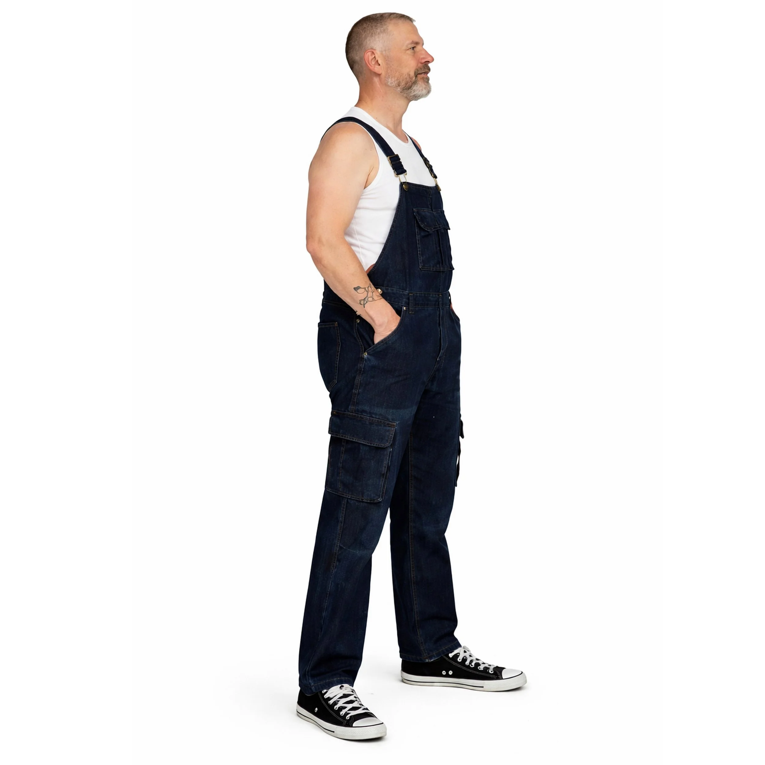 salopette coupe large bleu indigo de profil.jpg