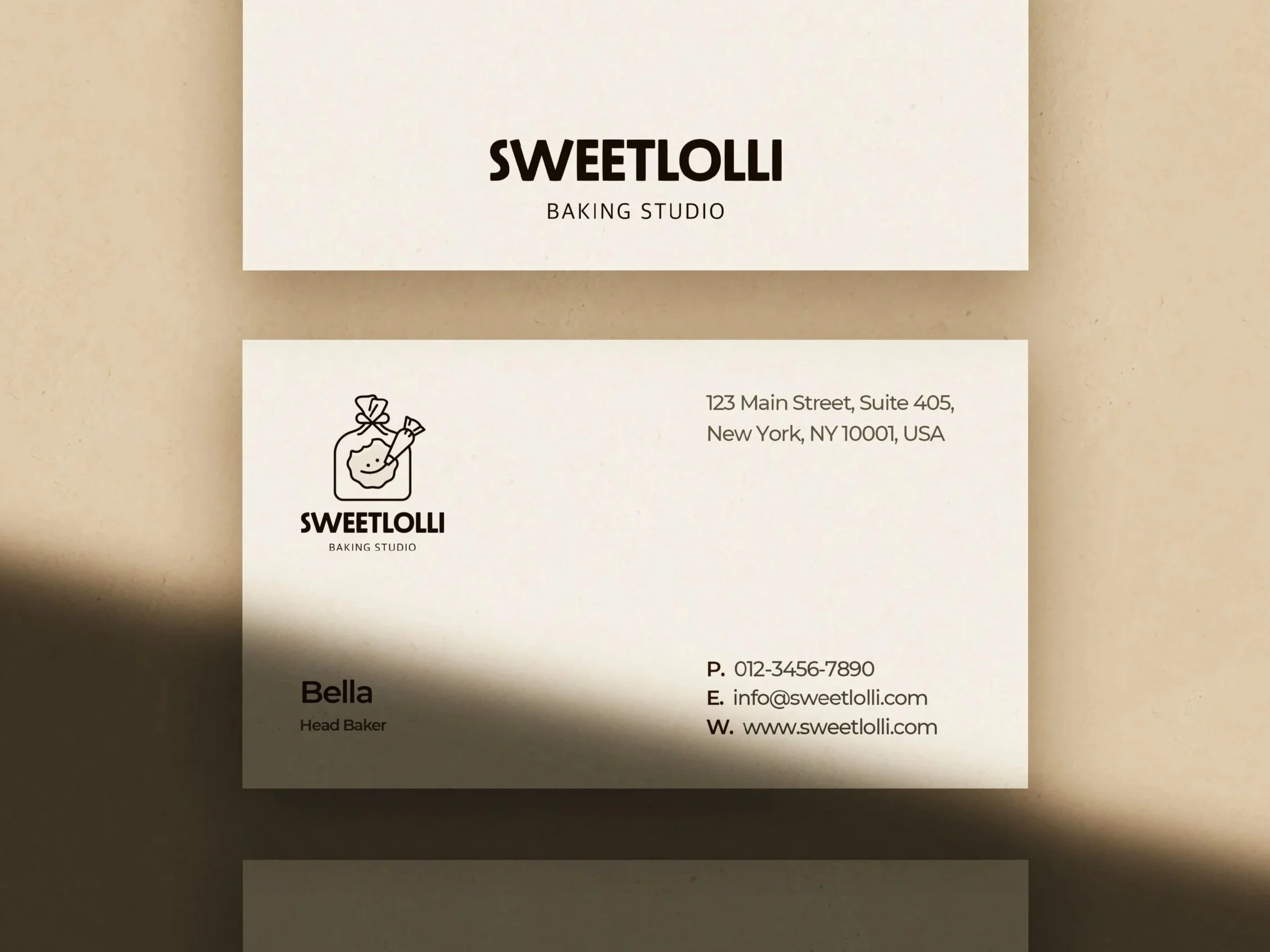 Baking Studio Logo Design 'SWEETLOLLI'
