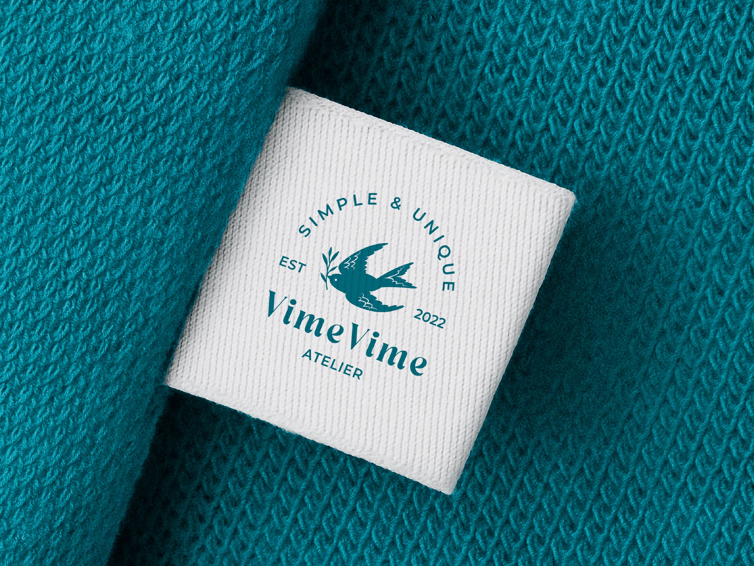 Fabric Atelier Logo Design 'VimeVime'