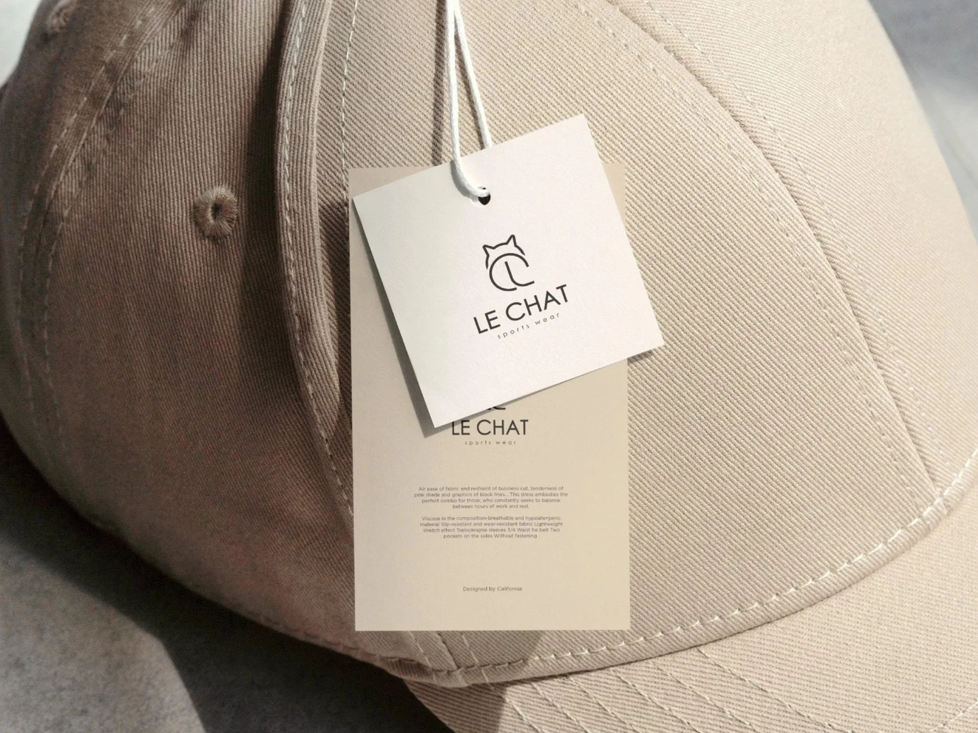 Sports Fashion Brand [ LE CHAT ] LOGO DESIGN