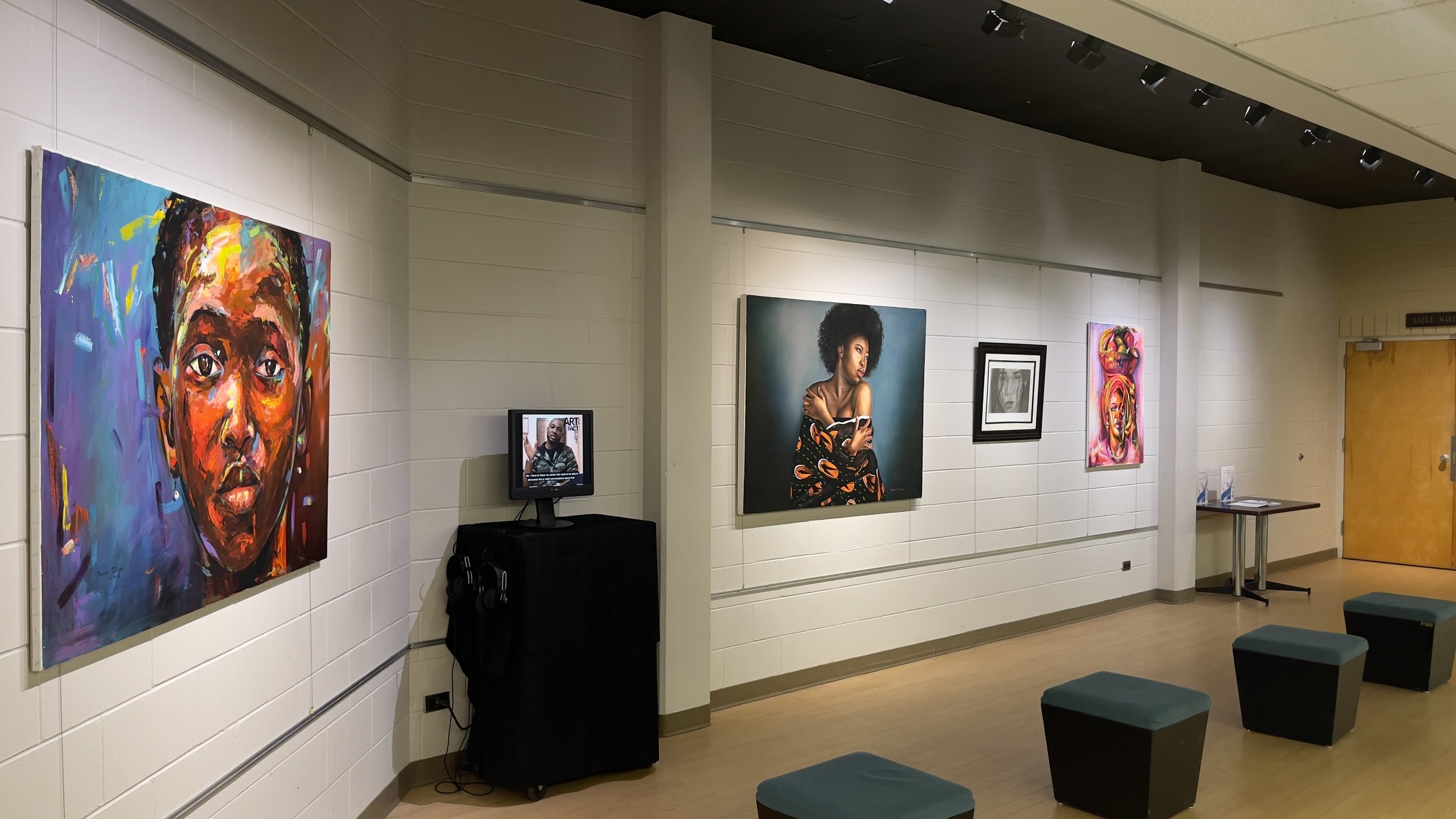 2 Solo Exhibitions Edmonton Gallery  CAVA ) Saint-Boniface University2023